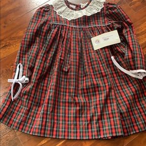 NWT Southern Sunshine Christmas plaid dress 4t